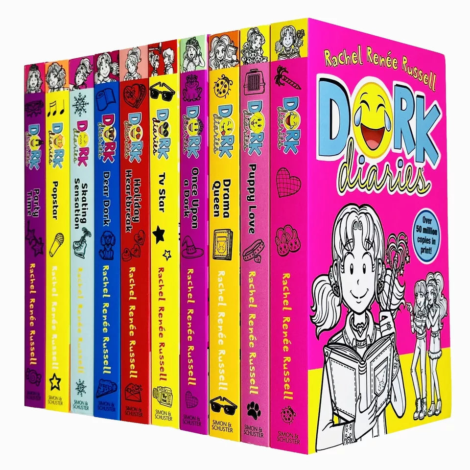 Dork Diaries Series 10 Books Collection Set by Rachel Renee Russell - Lets Buy Books