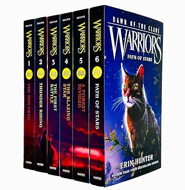 Warriors Cats Dawn of Clans Prequel Book 1-6 Series 5 Books Collection Set By Erin Hunter - Lets Buy Books