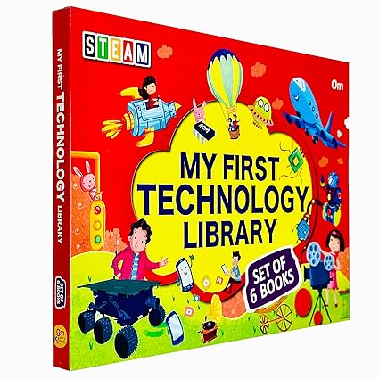 My First Technology Library Set of 6 Books Level 1-3 by Shweta Sinha Tales of Inventions - Lets Buy Books