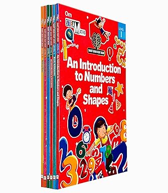 My First Maths Library set of 6 books [Level 1-3] Numbers and Shapes, Basic Geometry - Lets Buy Books