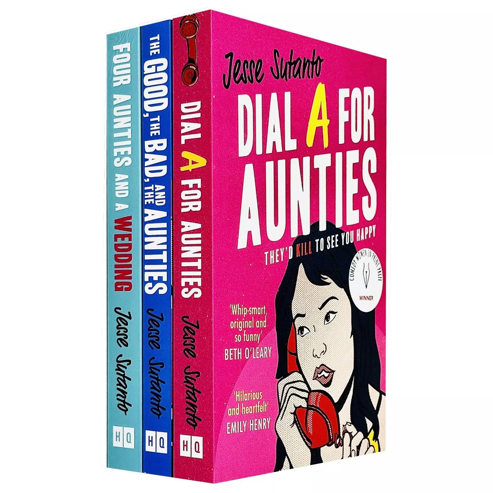 Aunties Series Collection 3 Books Set by Jesse Sutanto Four Aunties and Wedding - Lets Buy Books