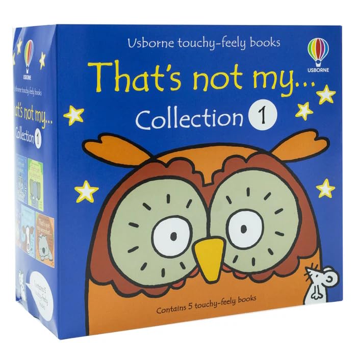 Usborne Touchy-Feely Books That's Not my... Collection 1: 5 Books Set (Robot, Wombat, Owl, Elephant, Cow) - Lets Buy Books