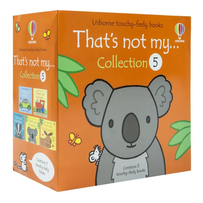 Usborne Touchy-Feely Books That's Not my... Collection 5: 5 Books Set (Train, Koala, Kangaroo, Car, Badger) - Lets Buy Books