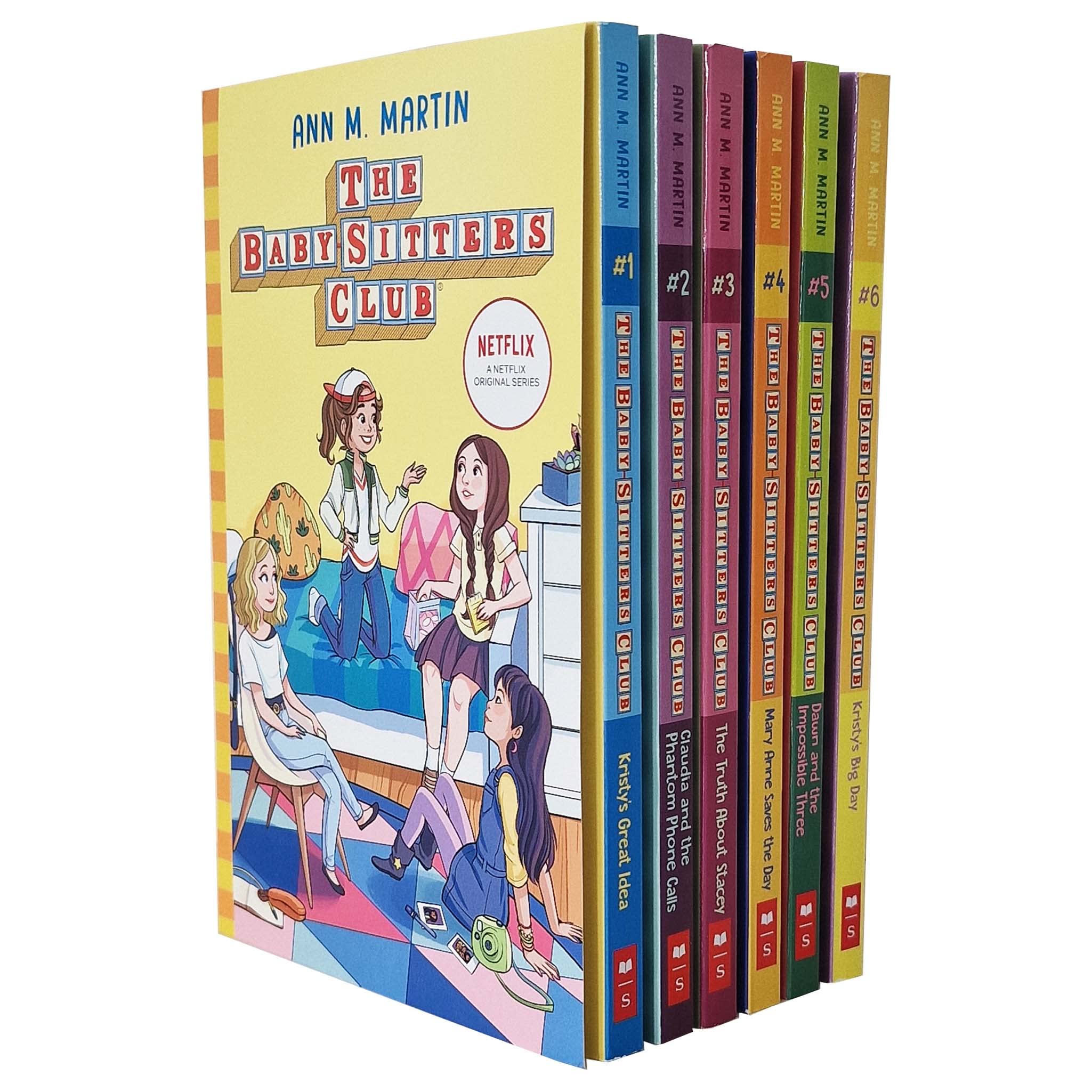 Baby-Sitters Club 1-6 Books Collection Set By Ann M. Martin (Kristys Great Idea) - Lets Buy Books