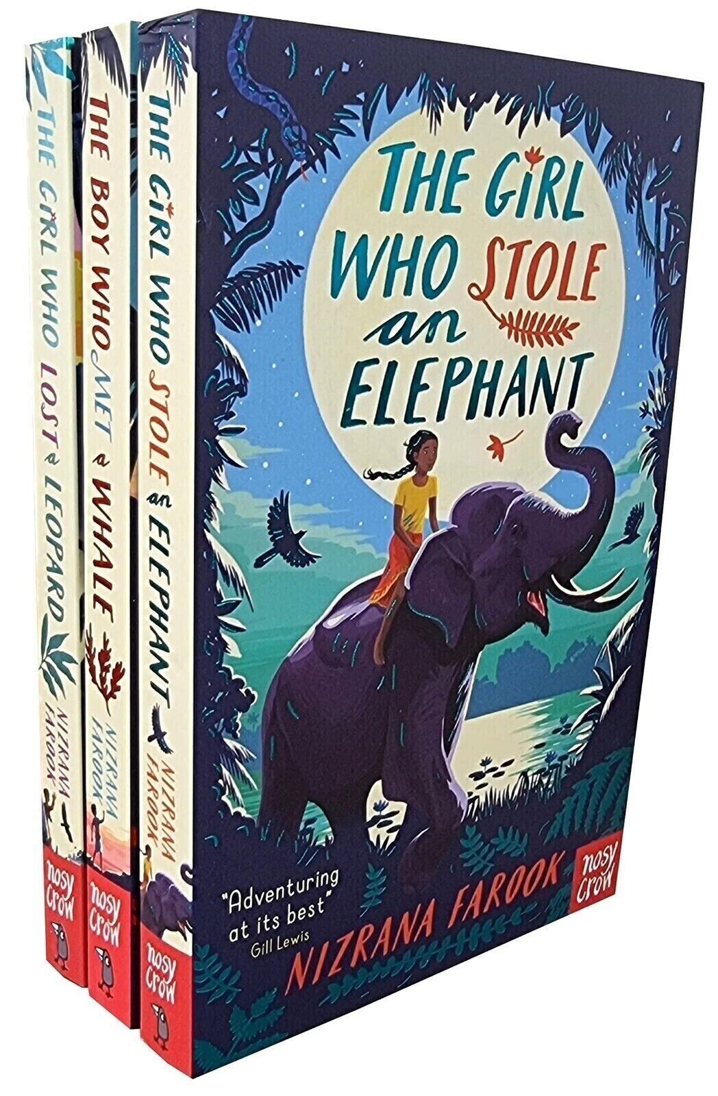 Nizrana Farook 3 Books Collection Set (Girl Who Stole an Elephant, Boy Who Met a Whale) - Lets Buy Books