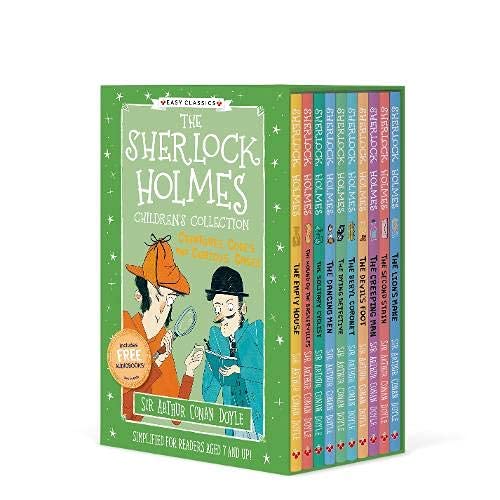 Sherlock Holmes Children's Collection Series 3-10 Books Box Set by Sir Arthur Conan Doyle - Lets Buy Books