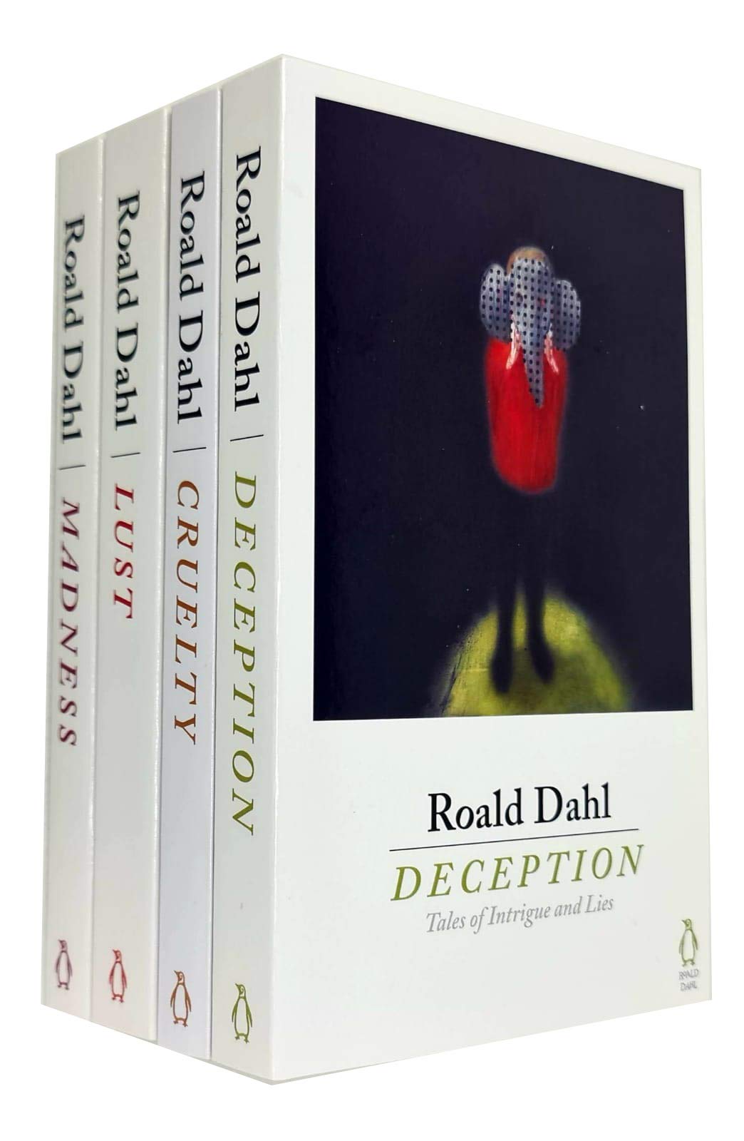 Roald Dahl 4 Books Collection Set (Deception, Madness, Cruelty, Lust) Paperback - Lets Buy Books