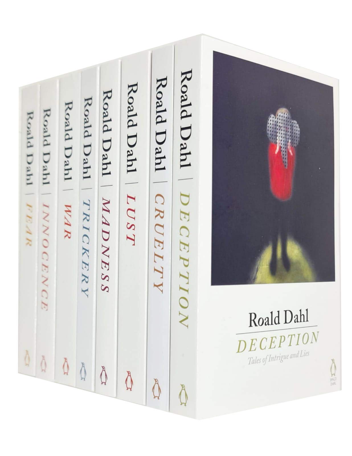 Roald Dahl 8 Books Collection Set (Trickery, War, Fear, Innocence, Deception, Madness) - Lets Buy Books