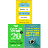 How to Break Up With Your Phone, Defining, How to Stop Losing 3 Books Collection Set - Lets Buy Books