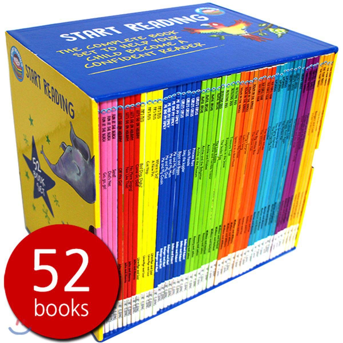 Start Reading Library 52 Books Collection Box Set Level 1 to 9 Children Early Reading - Lets Buy Books