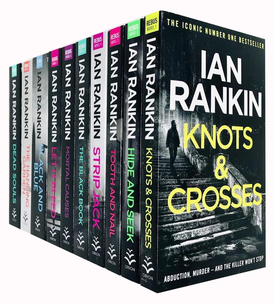 Ian Rankin Inspector Rebus Series Collection 10 Books Set (Knots And Crosses) - Lets Buy Books