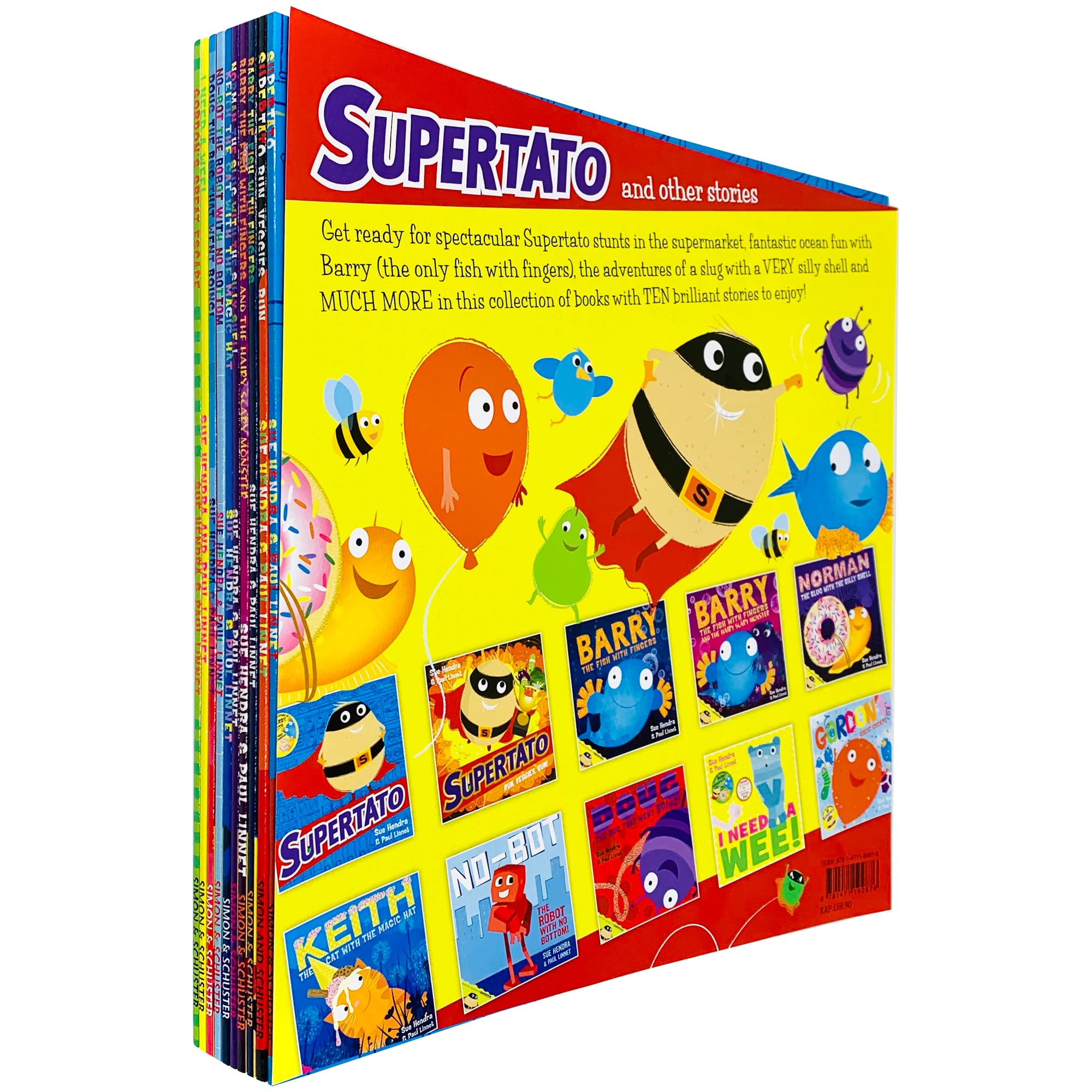 Supertato and Other Stories Collection 10 Books Set By Sue Hendra Paperback - Lets Buy Books