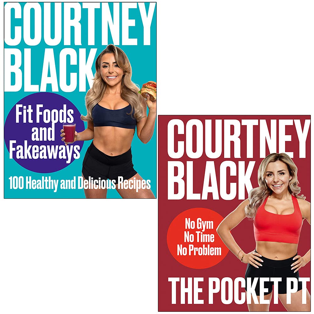 Courtney Black Collection 2 Books Set (Fit Foods and Fakeaways, The Pocket PT) - Lets Buy Books