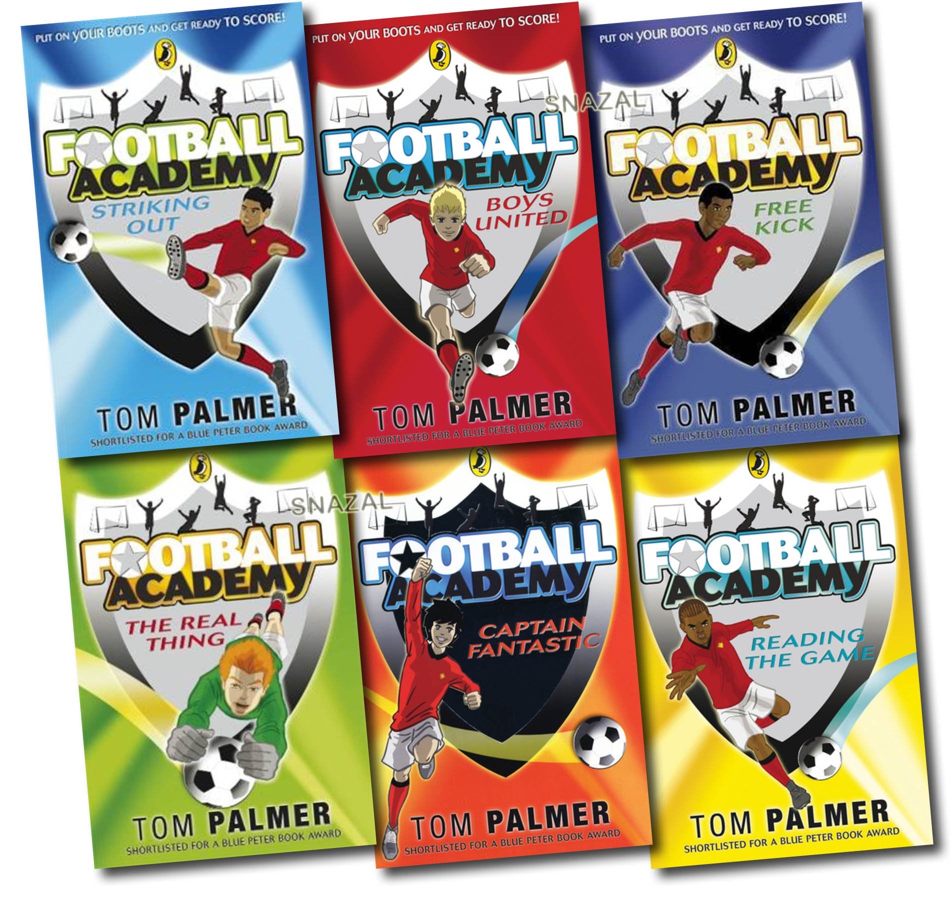 Football Academy Series 6 Books Collection Set By Tom Palmer Striking Out,Boys United - Lets Buy Books